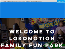 Tablet Screenshot of lokomotion.com