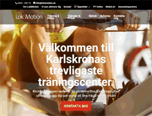 Tablet Screenshot of lokomotion.se