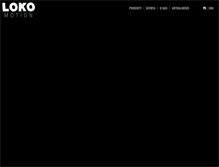 Tablet Screenshot of lokomotion.pl